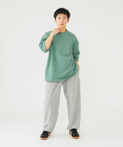 BEAMS(ビームス)の「BEAMS / ステッチ ルーズ Tシャツ(Tシャツ/カットソー・メンズ・ラベンダー/グリーン系その他4/ブラウン系その他・XL/L/M/S)」の6枚目の写真