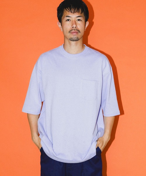 BEAMS(ビームス)の「BEAMS / ステッチ ルーズ Tシャツ(Tシャツ/カットソー・メンズ・ラベンダー/グリーン系その他4/ブラウン系その他・XL/L/M/S)」の3枚目の写真