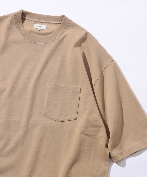 BEAMS(ビームス)の「BEAMS / ステッチ ルーズ Tシャツ(Tシャツ/カットソー・メンズ・ラベンダー/グリーン系その他4/ブラウン系その他・XL/L/M/S)」の1枚目の写真