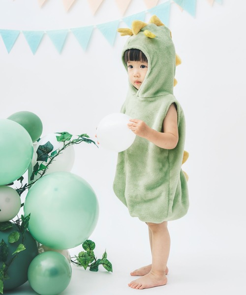 ROPE' PICNIC(ロペピクニック)の「【BABY】Babyコスプレ 辰年ロンパース(サロペット/オーバーオール・レディース・ライトグリーン・FREE)」の1枚目の写真