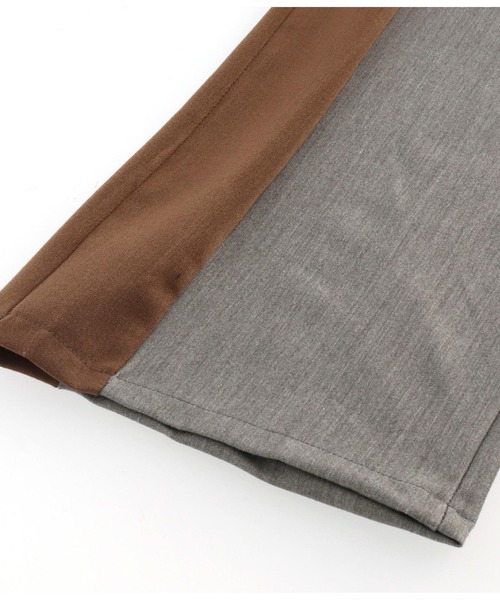 Settimissimo（セッティミッシモ）の「ITALYバイカラーデザイン フレアパンツ（その他パンツ・レディース・キャメル/ブラック・S）」の19枚目の写真