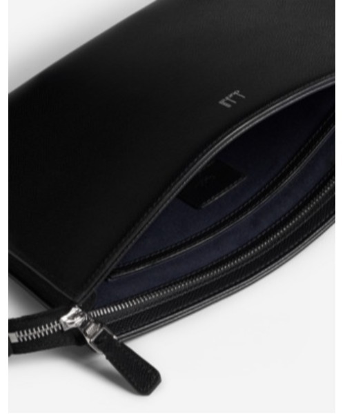 dunhill（ダンヒル）の「カドガン ジップポーチ / CADOGAN ZIPPED POUCH（クラッチバッグ・メンズ・ブラック・ONE SIZE）」の3枚目の写真