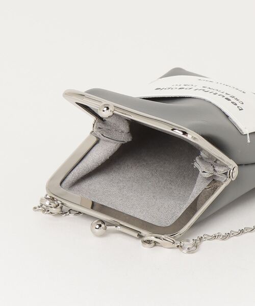 beautiful people(ビューティフルピープル)の「beautiful people mini clasp pouch 1000511960(ポーチ・レディース・ブラック/グレー/ベージュ/ホワイト・FREE)」の18枚目の写真