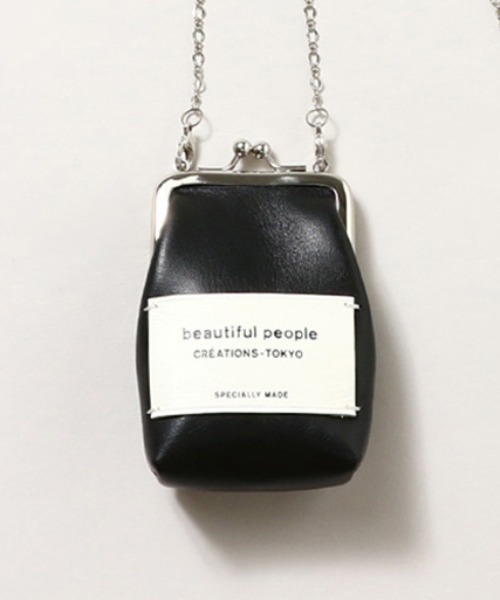 beautiful people(ビューティフルピープル)の「beautiful people mini clasp pouch 1000511960(ポーチ・レディース・ブラック/グレー/ベージュ/ホワイト・FREE)」の14枚目の写真