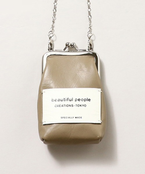 beautiful people(ビューティフルピープル)の「beautiful people mini clasp pouch 1000511960(ポーチ・レディース・ブラック/グレー/ベージュ/ホワイト・FREE)」の16枚目の写真