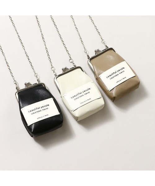 beautiful people(ビューティフルピープル)の「beautiful people mini clasp pouch 1000511960(ポーチ・レディース・ブラック/グレー/ベージュ/ホワイト・FREE)」の10枚目の写真