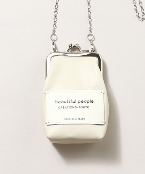 beautiful people(ビューティフルピープル)の「beautiful people mini clasp pouch 1000511960(ポーチ・レディース・ブラック/グレー/ベージュ/ホワイト・FREE)」の13枚目の写真