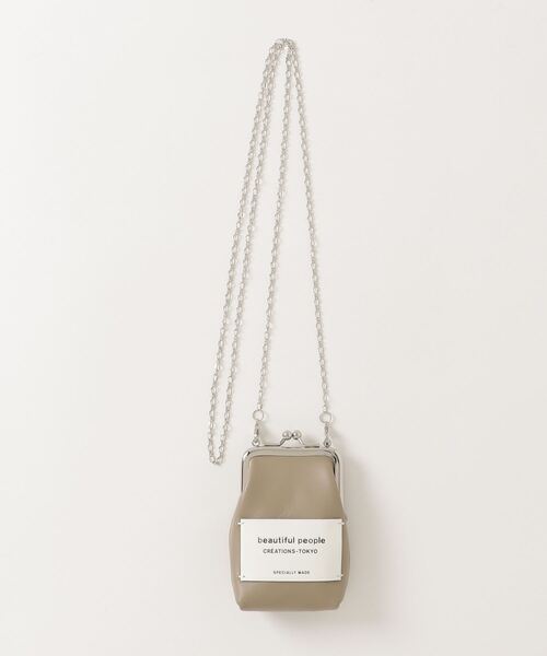 beautiful people(ビューティフルピープル)の「beautiful people mini clasp pouch 1000511960(ポーチ・レディース・ブラック/グレー/ベージュ/ホワイト・FREE)」の8枚目の写真