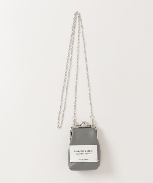 beautiful people(ビューティフルピープル)の「beautiful people mini clasp pouch 1000511960(ポーチ・レディース・ブラック/グレー/ベージュ/ホワイト・FREE)」の6枚目の写真