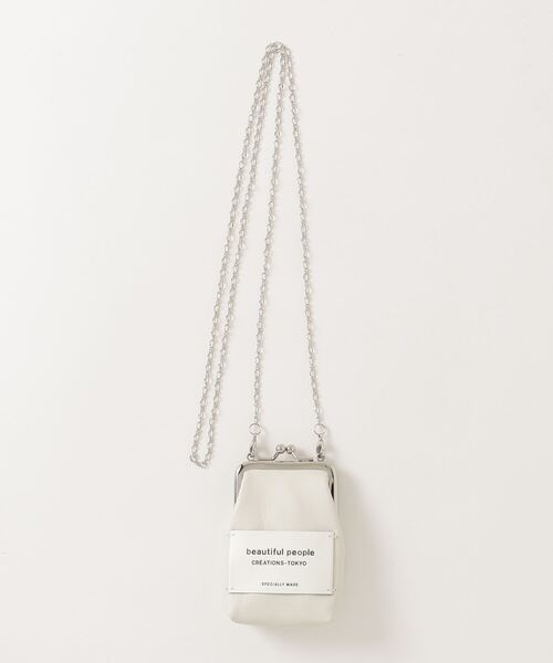 beautiful people(ビューティフルピープル)の「beautiful people mini clasp pouch 1000511960(ポーチ・レディース・ブラック/グレー/ベージュ/ホワイト・FREE)」の19枚目の写真