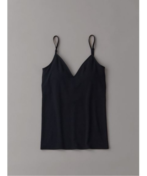 UNDERSON UNDERSON（アンダーソン アンダーソン）の「バックオープンキャミソールカップ付（キャミソール・レディース・ピンクベージュ/ブラック・0）」の2枚目の写真