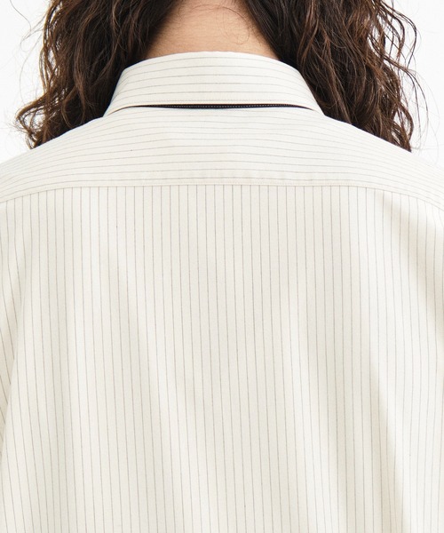 KHOKI(コッキ)の「【KHOKI / コッキ】Black patched shirt/ブラックパッチドシャツ 24ss-b-01(シャツ/ブラウス・メンズ・ホワイト/ブルー・3/2/1)」の9枚目の写真