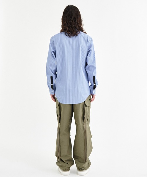 KHOKI（コッキ）の「【KHOKI / コッキ】Black patched shirt/ブラック 