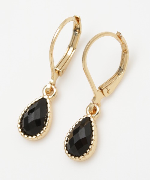 チャイハネ（チャイハネ）の「【チャイハネ】カラーティアーズピアス（ピアス（両耳用）・レディース・パープル/ブルー/ホワイト/ブラック/ライトピンク/イエロー/アクア/グリーン/ワイン/ブラウン・FREE）」の3枚目の写真