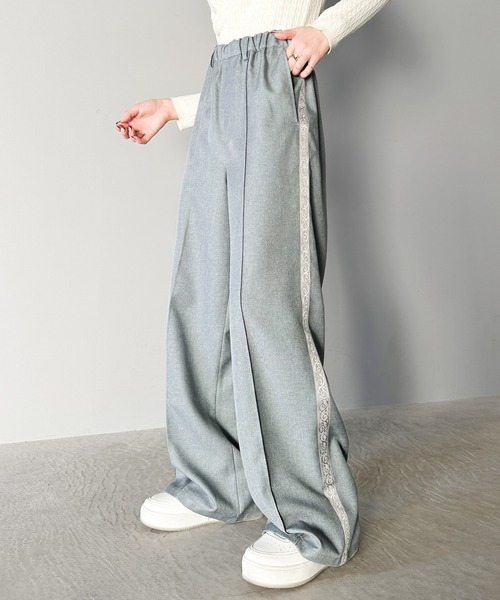 Java(ジャバ)の「《JaVaジャバコラボ》サイドラインでキレイ魅せ。ジャガードブレードワイドトラックスラックス(スラックス・メンズ・グレー/ブラック/アイボリー・LARGE/MEDIUM/SMALL/X-LARGE)」の11枚目の写真