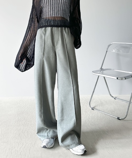 Java(ジャバ)の「《JaVaジャバコラボ》サイドラインでキレイ魅せ。ジャガードブレードワイドトラックスラックス(スラックス・メンズ・グレー/ブラック/アイボリー・LARGE/MEDIUM/SMALL/X-LARGE)」の9枚目の写真