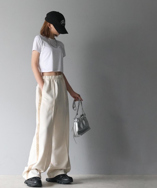 Java(ジャバ)の「《JaVaジャバコラボ》サイドラインでキレイ魅せ。ジャガードブレードワイドトラックスラックス(スラックス・メンズ・グレー/ブラック/アイボリー・LARGE/MEDIUM/SMALL/X-LARGE)」の20枚目の写真