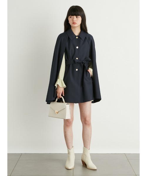 LILY BROWN（リリーブラウン）の「台形ハンドバッグ（ショルダーバッグ・レディース・チャコールグレー/イエロー/ホワイト・FREE）」の19枚目の写真