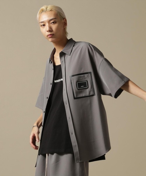 【WEB&DEPOT限定】WHITELAND/ホワイトランド/OWL/P-TECK SSH/オーバーサイズ シャツ（シャツ/ブラウス）｜WHITELAND（ホワイトランド）
