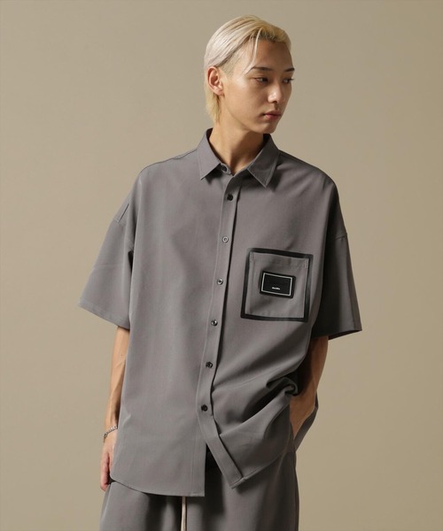 【WEB&DEPOT限定】WHITELAND/ホワイトランド/OWL/P-TECK SSH/オーバーサイズ シャツ（シャツ/ブラウス）｜WHITELAND（ホワイトランド）