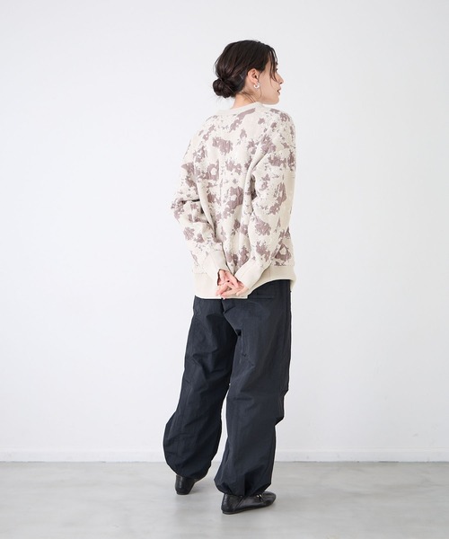 BAYFLOW（ベイフロー）の「ギャザーウエストパンツ（その他パンツ・レディース・ブラック/アイボリー/パープル・SMALL/MEDIUM）」の5枚目の写真