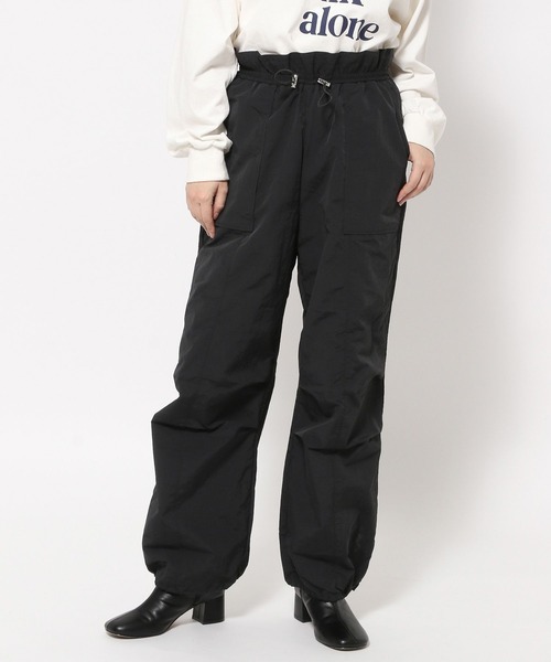 BAYFLOW（ベイフロー）の「ギャザーウエストパンツ（その他パンツ・レディース・ブラック/アイボリー/パープル・SMALL/MEDIUM）」の15枚目の写真