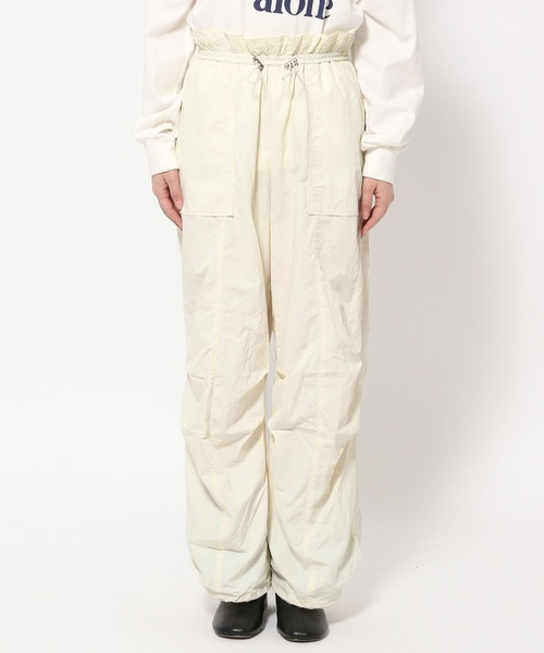 BAYFLOW（ベイフロー）の「ギャザーウエストパンツ（その他パンツ・レディース・ブラック/アイボリー/パープル・SMALL/MEDIUM）」の18枚目の写真