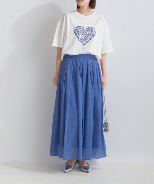 PICCIN(ピッチン)の「シアーオーガンギャザースカート(スカート・レディース・ネイビー/ブルー/イエロー・M)」の16枚目の写真