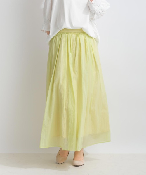 PICCIN(ピッチン)の「シアーオーガンギャザースカート(スカート・レディース・ネイビー/ブルー/イエロー・M)」の21枚目の写真