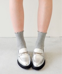 cava cava（サヴァサヴァ）の「ラインストーンビットローファー　7420169（ローファー）」