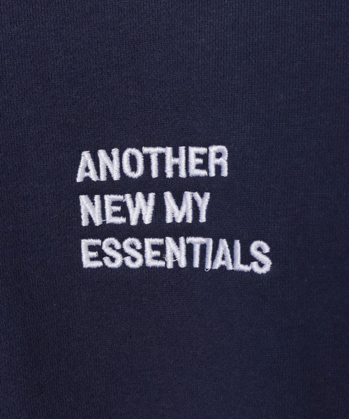 ANME（アンメ）の「【新色・新サイズ追加】ロゴ刺繍ANME裏毛スウェットパンツ（スウェットパンツ・レディース・ネイビー/オートミール/ブラック/アイボリー/チャコールグレー/杢グレー/オフホワイト/ブラウン・M/L/XL/XXL/S）」の18枚目の写真