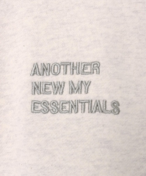 ANME（アンメ）の「【新色・新サイズ追加】ロゴ刺繍ANME裏毛スウェットパンツ（スウェットパンツ・レディース・ネイビー/オートミール/ブラック/アイボリー/チャコールグレー/杢グレー/オフホワイト/ブラウン・M/L/XL/XXL/S）」の17枚目の写真