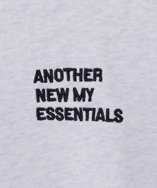 ANME（アンメ）の「【新色・新サイズ追加】ロゴ刺繍ANME裏毛スウェットパンツ（スウェットパンツ・レディース・ネイビー/オートミール/ブラック/アイボリー/チャコールグレー/杢グレー/オフホワイト/ブラウン・M/L/XL/XXL/S）」の16枚目の写真