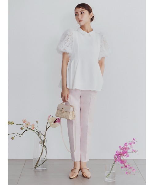 CELFORD（セルフォード）の「テーパードパンツ（その他パンツ・レディース・ネイビー/ブラック/ピンク/ライトベージュ・40/38/36）」の4枚目の写真