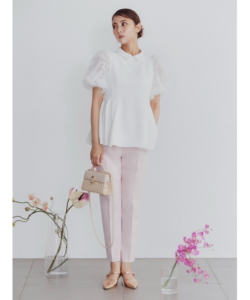 CELFORD（セルフォード）の「テーパードパンツ（その他パンツ・レディース・ネイビー/ブラック/ピンク/ライトベージュ・40/38/36）」の7枚目の写真