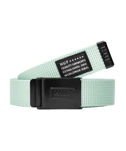 HUF（ハフ）の「MILITARY BELT / HUF ハフ ベルト（ベルト・メンズ・ブラック/ミント/イエロー・O/S）」の3枚目の写真