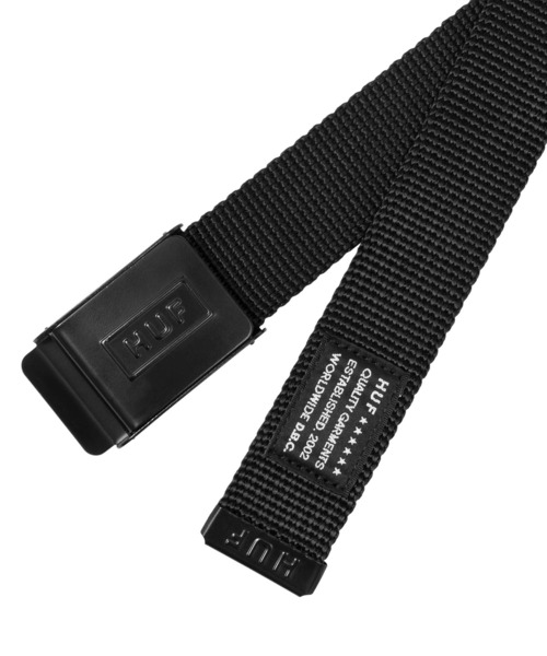 HUF（ハフ）の「MILITARY BELT / HUF ハフ ベルト（ベルト・メンズ・ブラック/ミント/イエロー・O/S）」の4枚目の写真