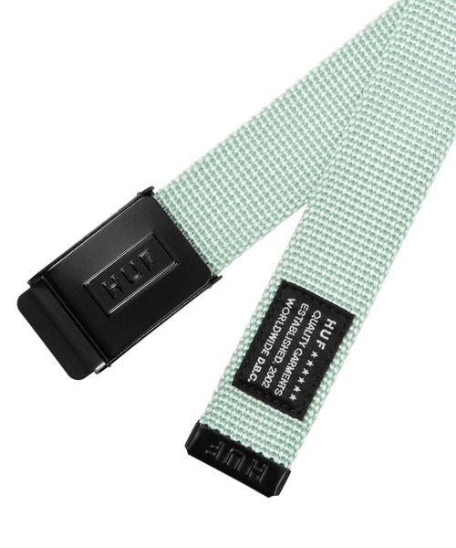 HUF（ハフ）の「MILITARY BELT / HUF ハフ ベルト（ベルト・メンズ・ブラック/ミント/イエロー・O/S）」の5枚目の写真