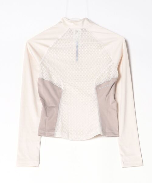 Reebok（リーボック）の「ランニング 1/4 ジップトップ / RUNNING 1/4 ZIP TOP（その他トップス・レディース・ブラック/ライトベージュ・LARGE/MEDIUM/SMALL/XX-LARGE/X-LARGE/X-SMALL）」の17枚目の写真