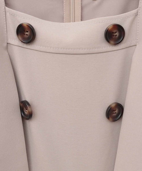 31 Sons de mode（トランテアン　ソン　ドゥ　モード）の「麻調合繊ワンピース（ワンピース・レディース・クリーム/ベージュ/ネイビー・38/36）」の17枚目の写真