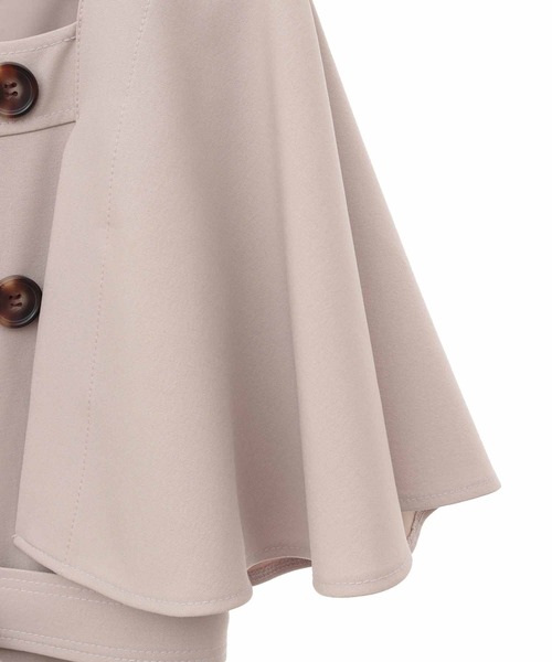 31 Sons de mode（トランテアン　ソン　ドゥ　モード）の「麻調合繊ワンピース（ワンピース・レディース・クリーム/ベージュ/ネイビー・38/36）」の19枚目の写真