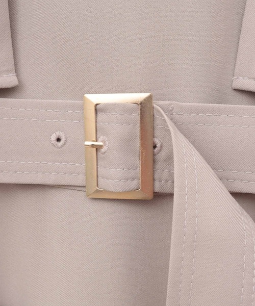 31 Sons de mode（トランテアン　ソン　ドゥ　モード）の「麻調合繊ワンピース（ワンピース・レディース・クリーム/ベージュ/ネイビー・38/36）」の20枚目の写真