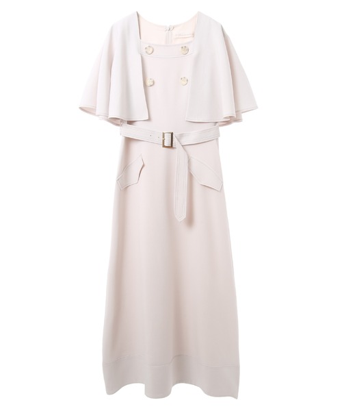 31 Sons de mode（トランテアン　ソン　ドゥ　モード）の「麻調合繊ワンピース（ワンピース・レディース・クリーム/ベージュ/ネイビー・38/36）」の15枚目の写真