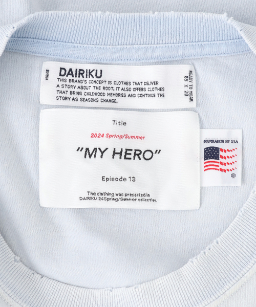 DAIRIKU(ダイリク)の「【DAIRIKU / ダイリク】AMERICA Vintage Sunburn Tee(Tシャツ/カットソー・メンズ・ネイビー/ブルー系その他・FREE)」の3枚目の写真