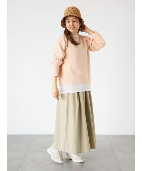 Lugnoncure（ルノンキュール）の「【選べる着丈】タイプライタースカート（スカート・レディース・ブラック/ネイビー/ベージュ/レッド/グリーン・ﾌﾘｰ(M)/ﾌﾘｰ(L)）」の13枚目の写真