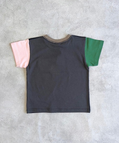 FRUIT OF THE LOOM（フルーツオブザルーム）の「【FRUIT OF THE LOOM】半袖ポケットTシャツ(80～160cm)（Tシャツ/カットソー・キッズ・ライトピンク/エメラルド/ブラック系その他/オフホワイト/ホワイト系その他/マスタード/パープル/チャコール・100/95/90/80/160/150/140/130/120/110）」の13枚目の写真