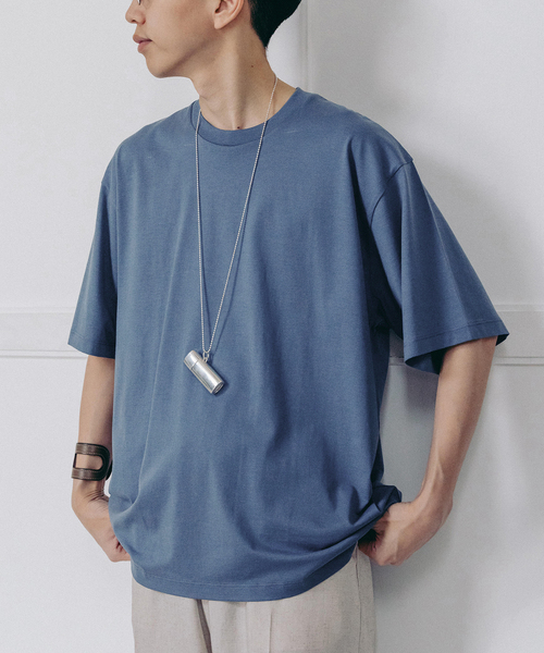 handvaerk（ハンドバーク）の「【handvaerk / ハンドバーク】別注 S/S BIG T-SHIRT（Tシャツ/カットソー・メンズ・ブラック/コバルトブルー/ホワイト・MEDIUM/LARGE/X-LARGE/SMALL）」の3枚目の写真