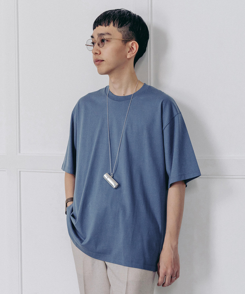 handvaerk（ハンドバーク）の「【handvaerk / ハンドバーク】別注 S/S BIG T-SHIRT（Tシャツ/カットソー・メンズ・ブラック/コバルトブルー/ホワイト・MEDIUM/LARGE/X-LARGE/SMALL）」の8枚目の写真