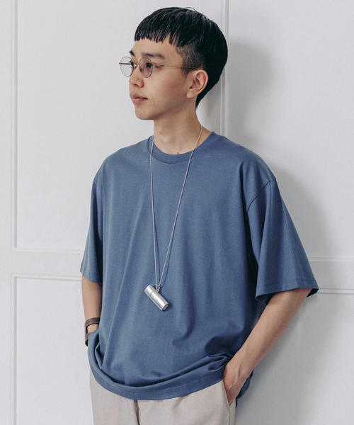 handvaerk（ハンドバーク）の「【handvaerk / ハンドバーク】別注 S/S BIG T-SHIRT（Tシャツ/カットソー・メンズ・ブラック/コバルトブルー/ホワイト・MEDIUM/LARGE/X-LARGE/SMALL）」の9枚目の写真