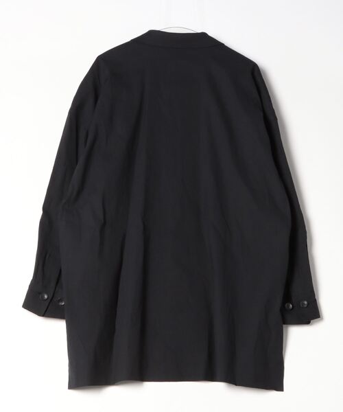 ROBES&CONFECTIONS（ローブスコンフェクションズ）の「Robes & Confections/ローブス&コンフェクションズ//Hybrid Stretch Linen Shirt Jacket（シャツ/ブラウス・メンズ・ブラック/ホワイト・3）」の3枚目の写真
